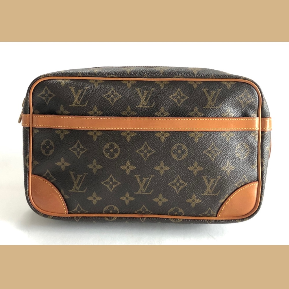 Auth LOUIS VUITTON Monogram COMPEIGNE 28 Clutch